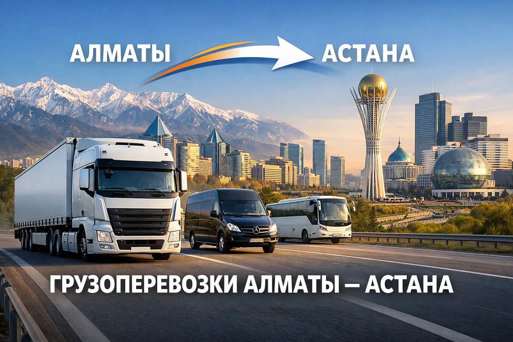 Перевозим грузы из Алматы в Астану